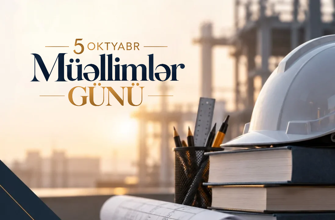 5 Oktyabr Muellimler Gunu muasinbeti ile butun muellimler tebrik edirik !